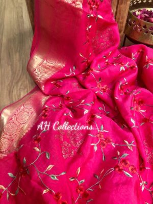 Munga by tussar sarees with blouse (6)