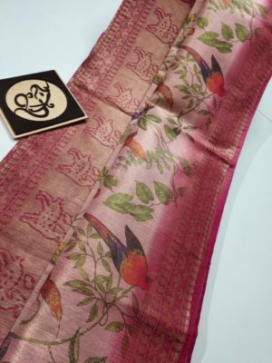 Pure banaras full digital print sarees (3)