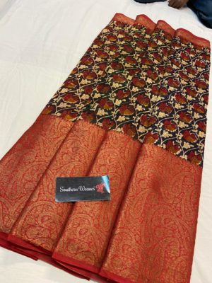 Pure chanderi sarees with blouse (1)