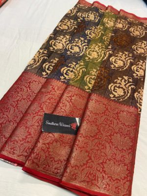 Pure chanderi sarees with blouse (6)