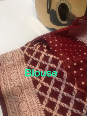 Pure handloom khadi chiffon georgette sarees (12)