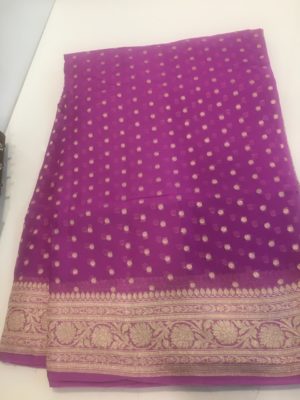 Pure handloom khadi chiffon georgette sarees (16)