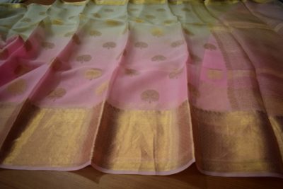 Pure handloom kora organza sarees (7)