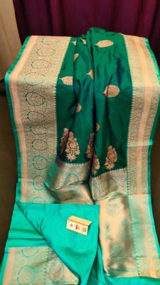 Pure handloom tussar silk sarees with blouse. (26)