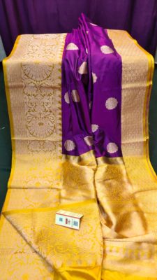 Pure handloom tussar silk sarees with blouse. (32)