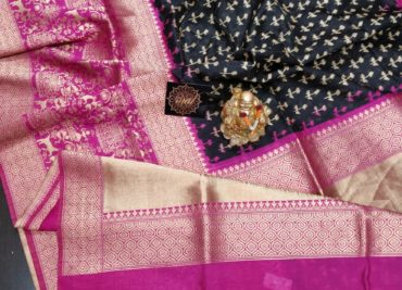 Pure kanchi jute sarees with blouse (2)