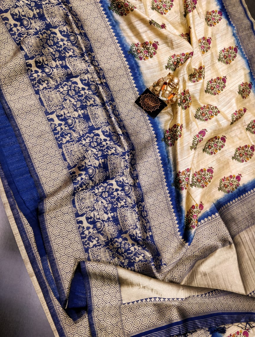 Pure kanchi jute sarees with blouse | siri designers