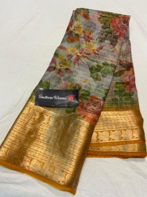 Pure kanchi kora digital print sarees (1)