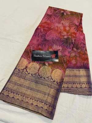 Pure kanchi kora digital print sarees (10)