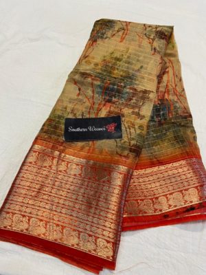 Pure kanchi kora digital print sarees (11)
