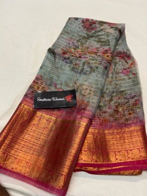 Pure kanchi kora digital print sarees (4)