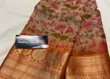 Pure kanchi kora digital print sarees (9)