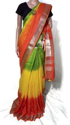 Pure linen by linen dyeable sarees (10)
