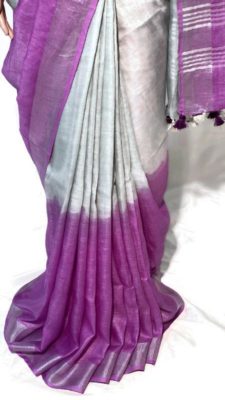 Pure linen by linen dyeable sarees (18)