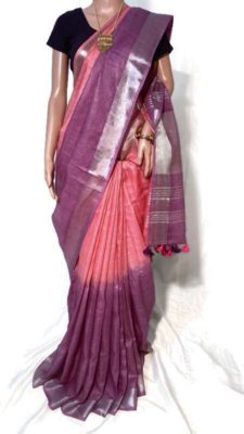 Pure linen by linen dyeable sarees (3)