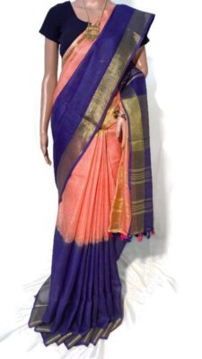 Pure linen by linen dyeable sarees (8)