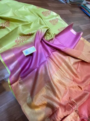 Pure tussar block printed sarees (1)