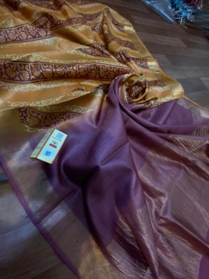 Pure tussar block printed sarees (10)