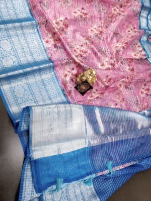 Soft organza sarees with contrast border (6)