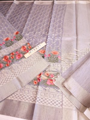 Tissue ghicha kota embroidary sarees (4)