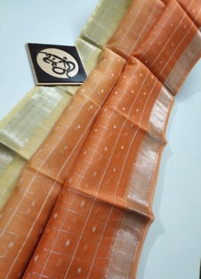 Trendy multi shaded color combination kora by kora sarees (4)