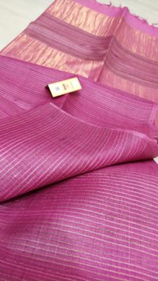 Tussars silk sarees with blouse (1)