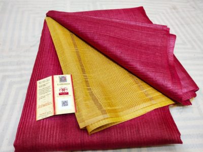 Tussars silk sarees with blouse (17)