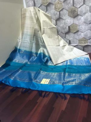 Tussars silk sarees with blouse (2)