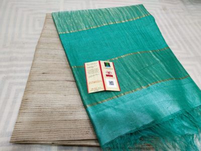 Tussars silk sarees with blouse (3)