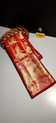 beautiful kanchi organza sarees with blouse (4)