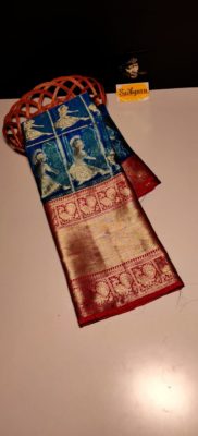 beautiful kanchi organza sarees with blouse (5)