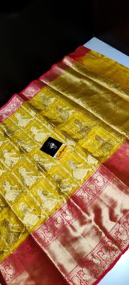 beautiful kanchi organza sarees with blouse (7)