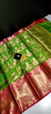 beautiful kanchi organza sarees with blouse (8)