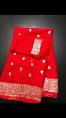 khadi georgette chiffon soft sarees (27)