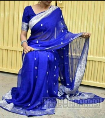 khadi georgette chiffon soft sarees (28)