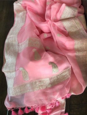 khadi georgette chiffon soft sarees (36)