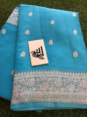 khadi georgette chiffon soft sarees (39)