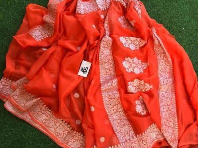 khadi georgette chiffon soft sarees (9)