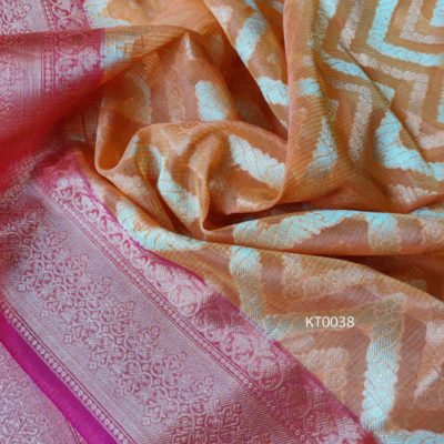 latest kota semi silk sarees with blouse (6)