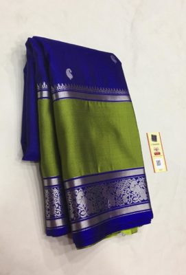 Buy pure kanchi pattu sarees with blouse. (38)