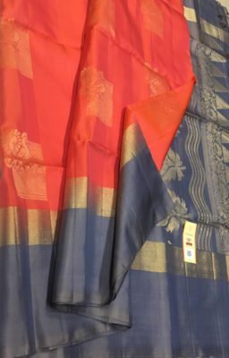 Buy pure kanchi pattu sarees with blouse. (40)