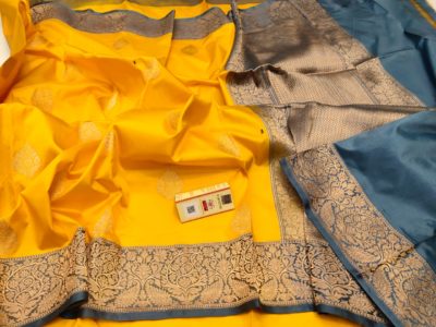 Buy pure katan silk sarees with blouse (1)