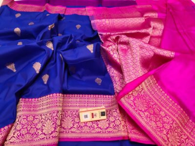 Buy pure katan silk sarees with blouse (10)