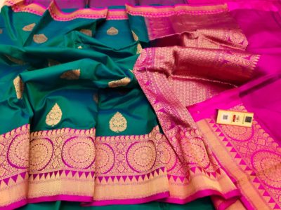 Buy pure katan silk sarees with blouse (11)