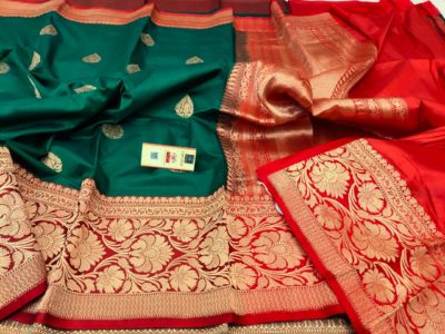 Buy pure katan silk sarees with blouse (12)