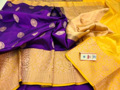 Buy pure katan silk sarees with blouse (14)