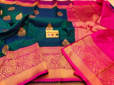 Buy pure katan silk sarees with blouse (19)