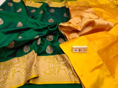 Buy pure katan silk sarees with blouse (28)