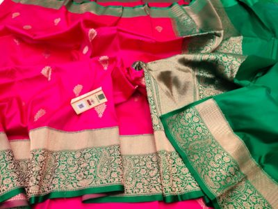 Buy pure katan silk sarees with blouse (3)