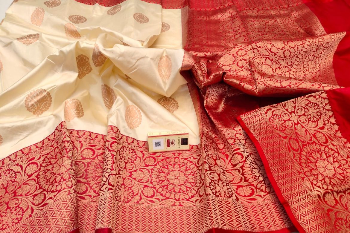 Buy pure katan silk sarees with blouse (30)